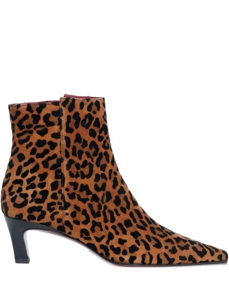 Botine Roberto Festa cu imagine cu model leopard maro