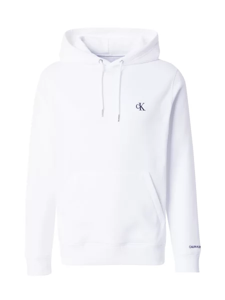 Mikina Calvin Klein Jeans bílá