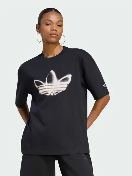Футболка adidas Trefoil чорний