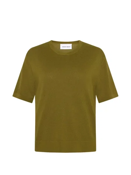 Tricou Emiliano Rinaldi cu decolteu rotund verde