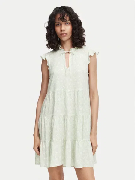Vero Moda Sukienka letnia Alba jasny zielony