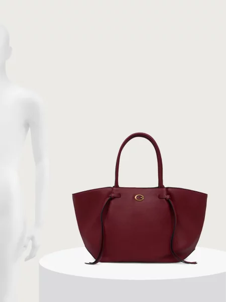 Кожаная сумка шоппер Guess