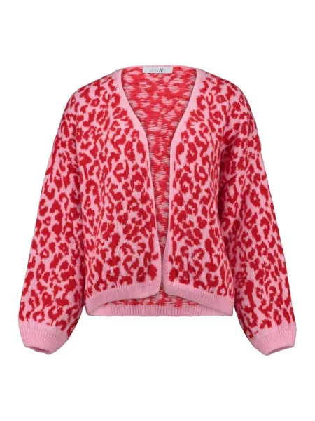 Hailys Geacă tricotată roz roșu