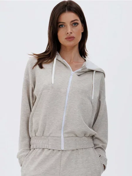 Кофта спортивна Leinle бежевий