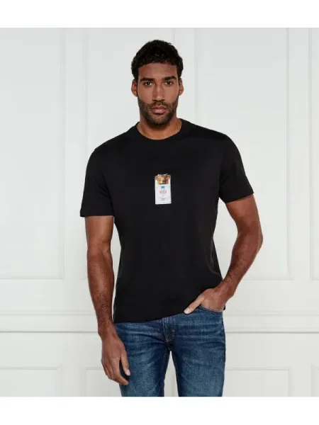 HUGO Tricou Dilesses negru