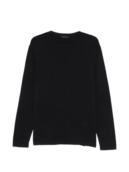 Pulover Outfit cu decolteu rotund negru