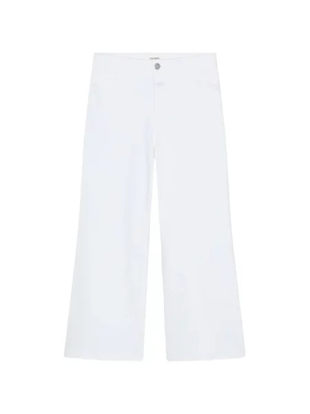 Blugi cu picior larg Closed alb