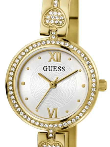 Ceas Guess de cristal alb