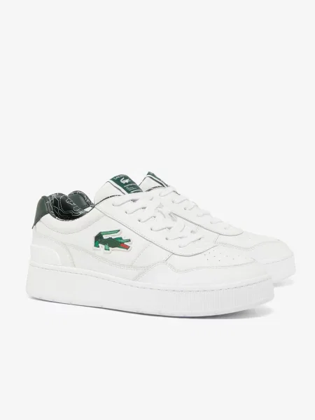 Кожаные кроссовки Lacoste белые
