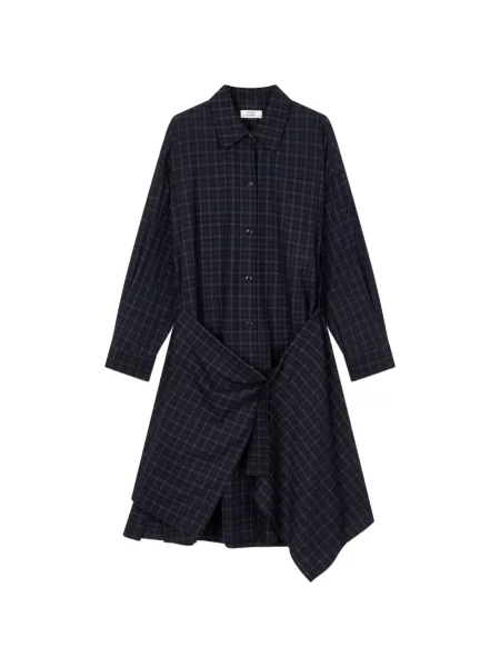 Rochie Tomboy în carouri plic albastru