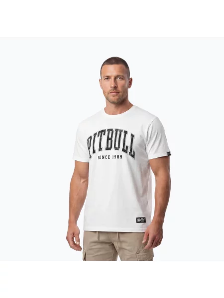 Tricou pentru bărbați Pitbull Norton white alb