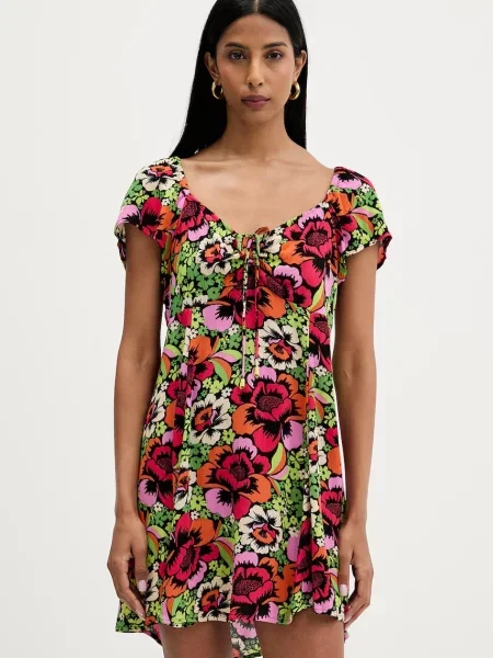 Rip Curl rochie de vară din vâscoză FARM RIO