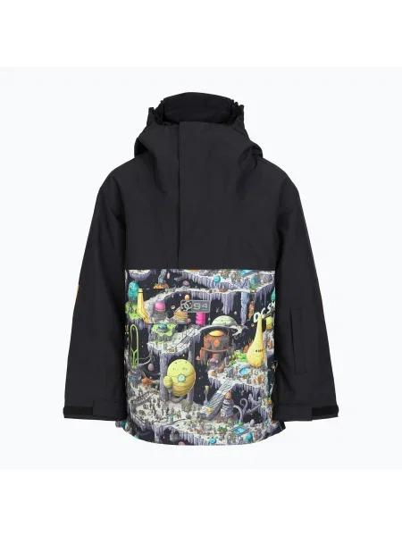 Gyerek snowboard dzseki DC 43 Youth Anorak outer world black. Méret: XL fekete