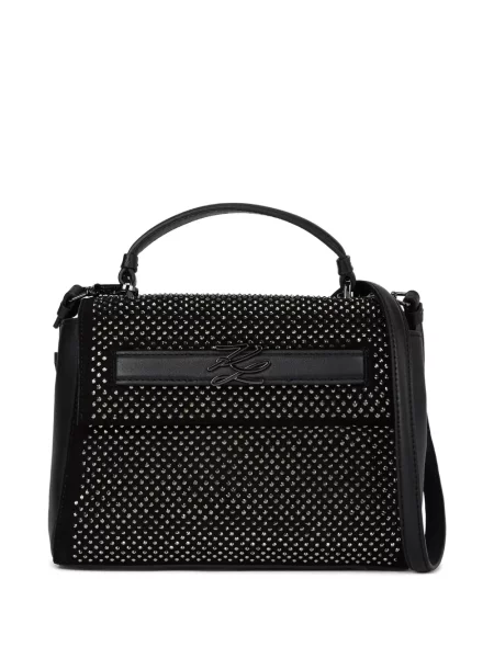 Kryształ górski torebka Karl Lagerfeld K/Autograph czarna