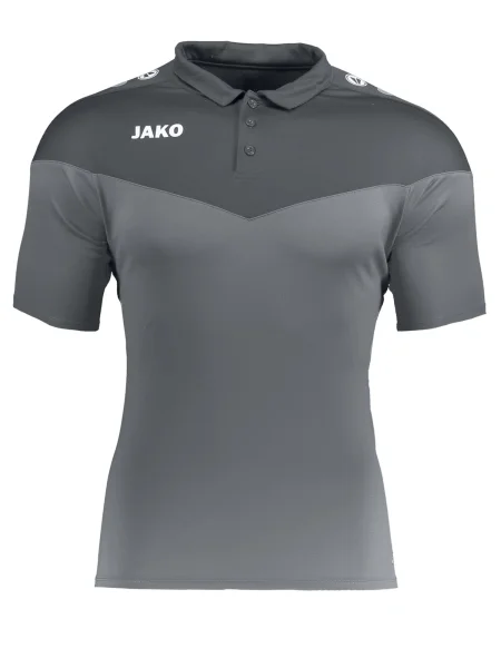 JAKO Tricou funcțional Champ gri metalic / gri închis alb