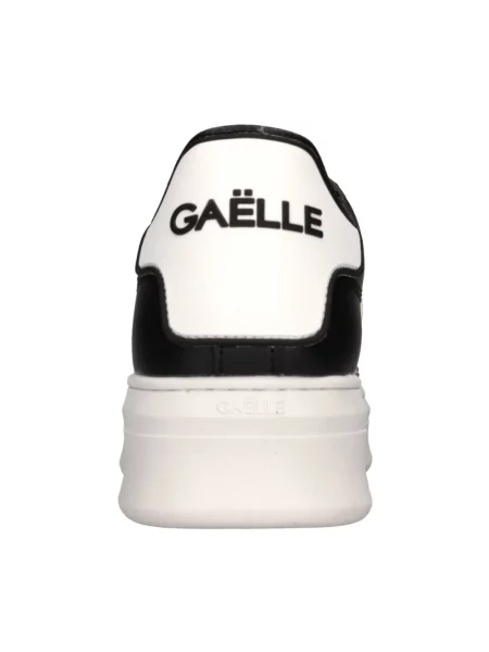 Trampki Gaëlle Paris ze skóry ekologicznej czarne