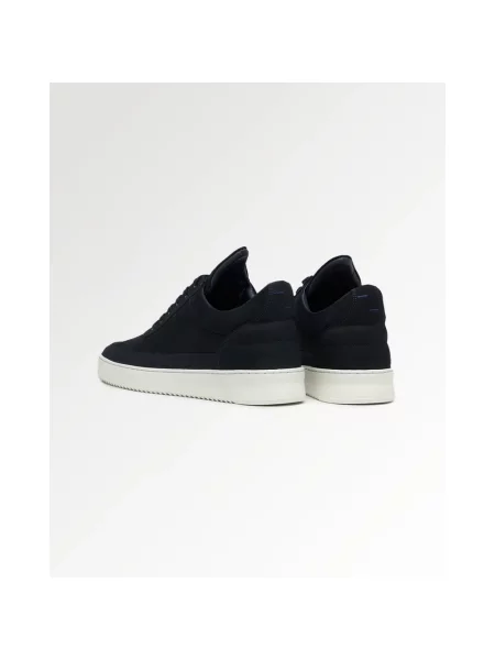 Filling Pieces sneakersy nubukowe Low Top Ripple Nubuck granatowy niebieskie