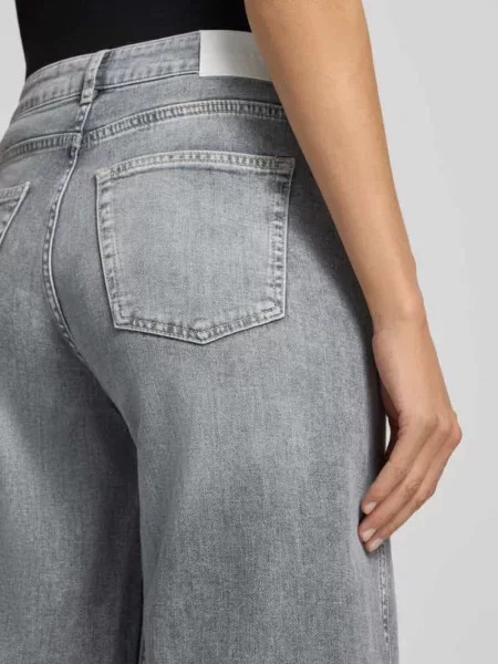 Opus Pants Dżinsy Typu Barrel Meni Moon grau szare