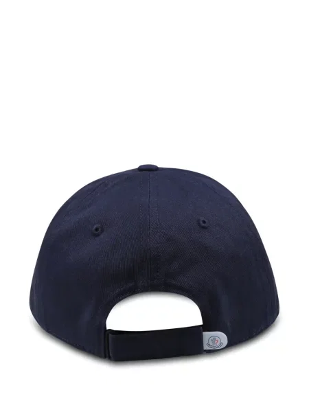 Czapka z daszkiem dziecięca Moncler Enfant niebieska