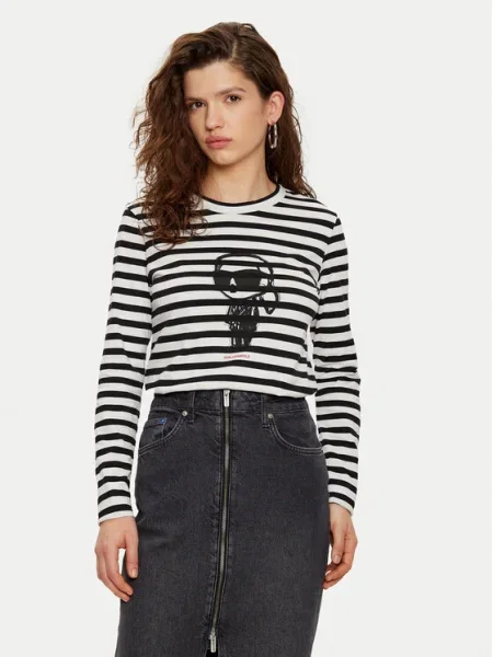 KARL LAGERFELD Bluză negru