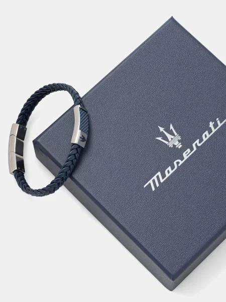 Кожаный браслет Maserati