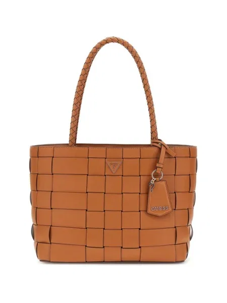 Guess Дамска чанта кафяв