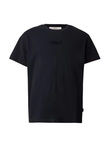 REPLAY Tricou închis gri