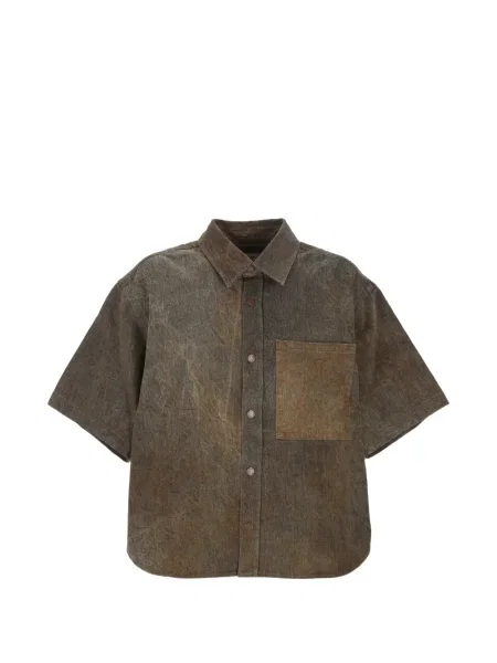 Cămașă Agolde scurtă maro
