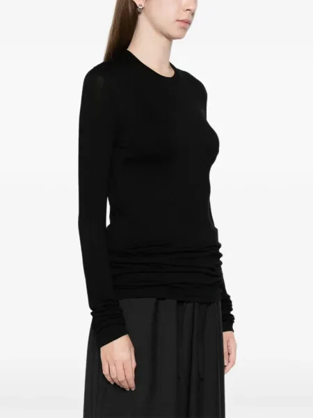 Tricou Toteme lung negru