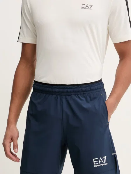 Emporio Armani Tréninkové šortky modré