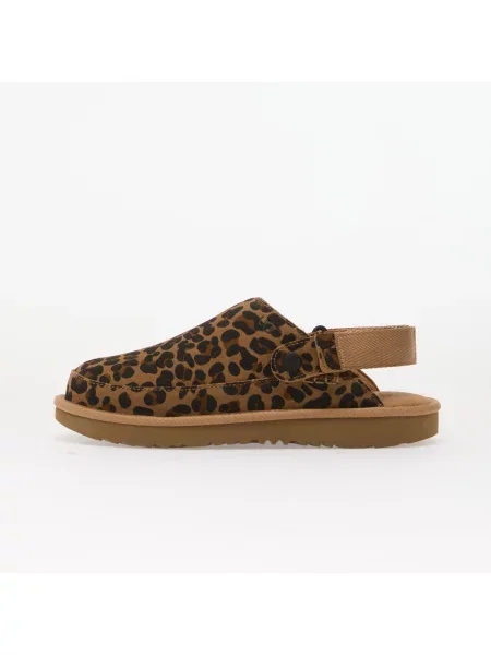 Cipők UGG Kids Goldenstar Spotted Clog Tan 5 barna