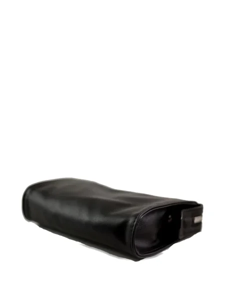 Geanta de piele La Rose din piele negru