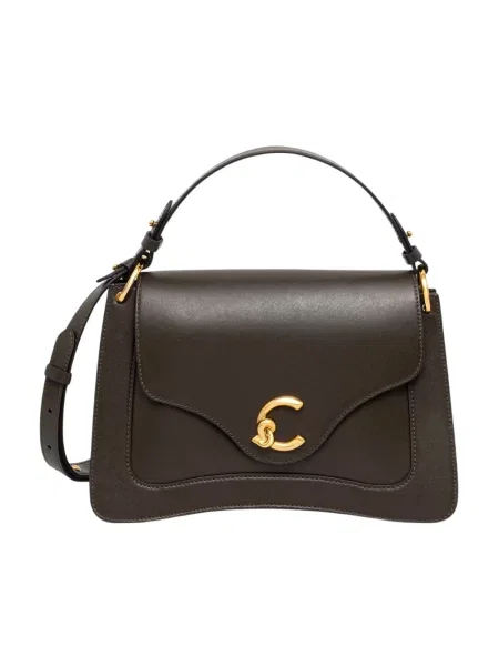 Torebka crossbody Coccinelle skórzana zielona