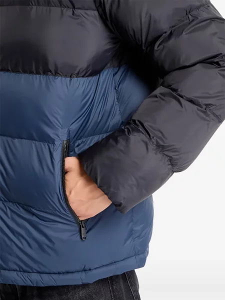 Geacă cu puf Calvin Klein cu glugă negru