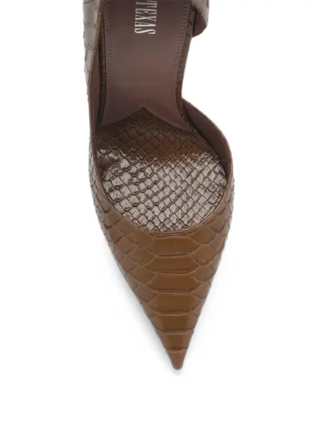 Pantofi cu toc Paris Texas maro