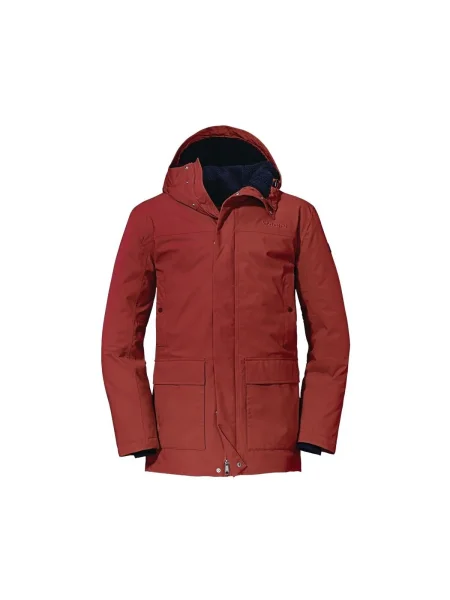 Geacă parka Schöffel bordo