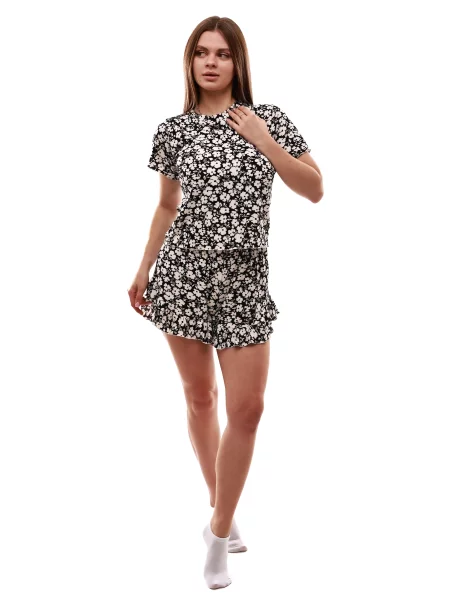 Піжама LUMO віскоза/поліестер білий