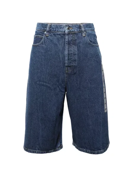 Pantaloni scurți Alexander Wang cu talie joasă albastru