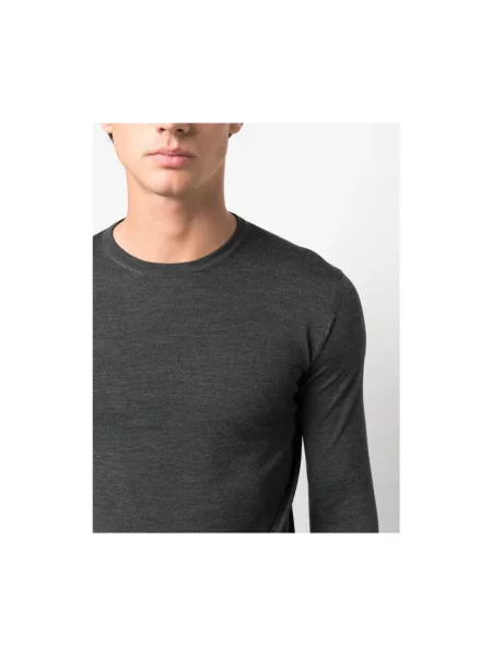Sweter Goes Botanical z wełny merino szary