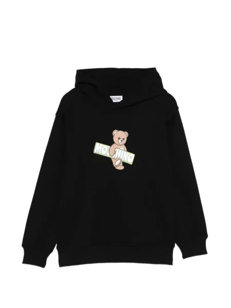 Bluza z kapturem dziecięca Moschino czarna