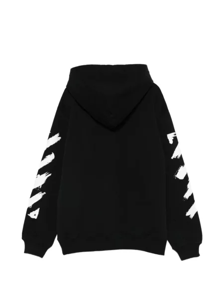 Суичър с качулка Off-white бяло