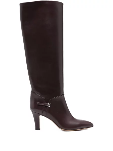 Botine Paris Texas cu cataramă roșu