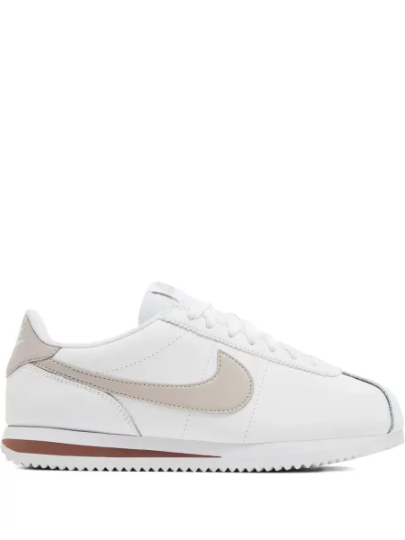 Половин цип маратонки Nike Air Zoom бродирани бяло