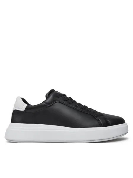 Calvin Klein Сникърси Low Top Lace Up Lth черен