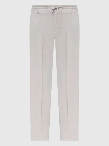 Шерстяные брюки Stefano Ricci серые