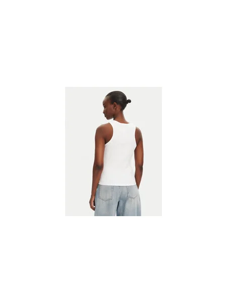 TWINSET Felső Slim Fit fehér
