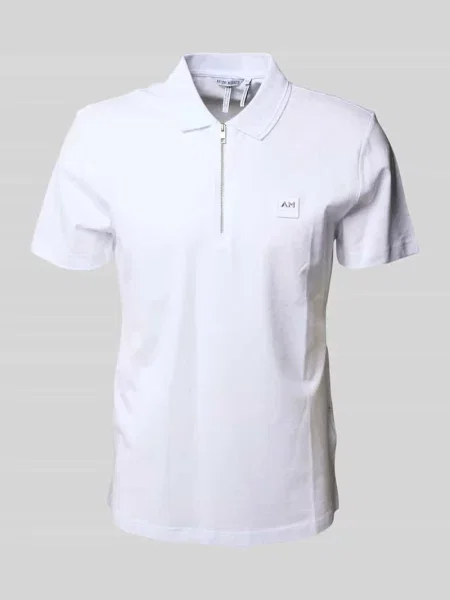 Koszulka polo z detalem z logo Antony Morato białe