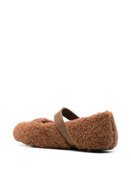 Balerinki dziecięce Stella Mccartney brązowe