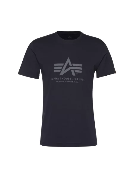 Tričko Alpha Industries Basic modrá