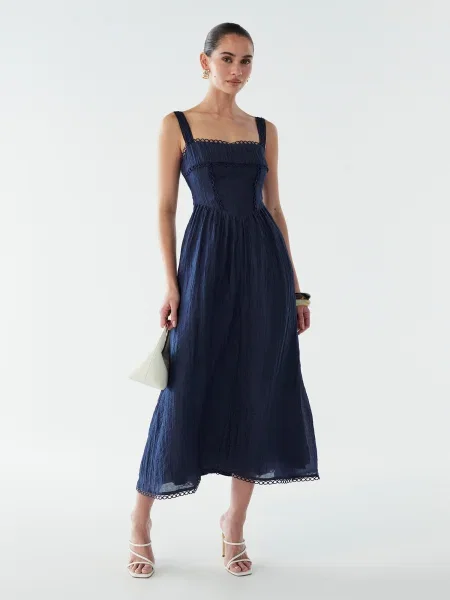 BWLDR Rochie Brody bleumarin